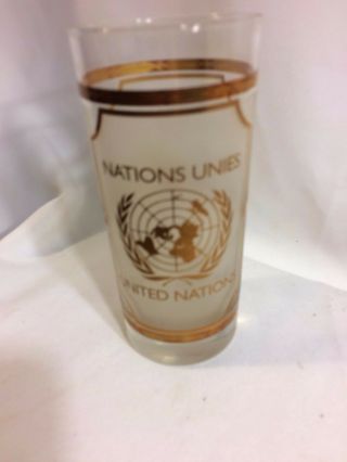 Vintage United Nations Glass By Culver Usa