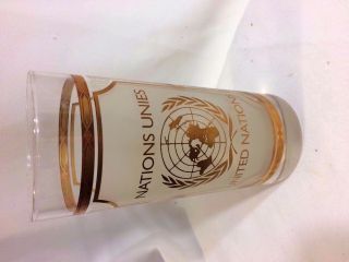 VINTAGE United Nations Glass by Culver USA 2