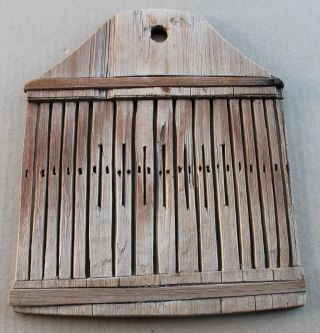 Antique Tape Loom 19th C.  - Sweden Folk Art - Primitive Weaving