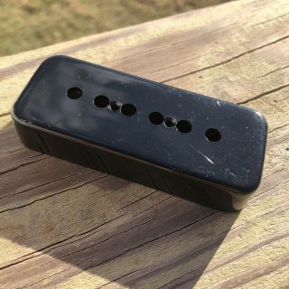 Vintage 1950s - 1960s Gibson P - 90 Pickup Cover Uc 452 B Tall Black 50s - 60s 1