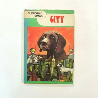 City By Clifford D.  Simak Hc Dj Vintage 1952