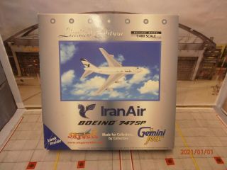 Gemini Jets 1/400 Diecast Airliner Model Iran Air Boeing 747 Sp