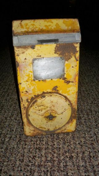 Vintage Duncan Fine - O - Meter Parking Ticket Police Box Old Meter