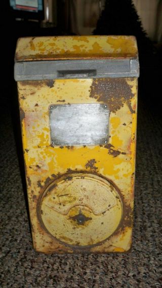 Vintage Duncan Fine - O - Meter parking ticket police box old meter 2