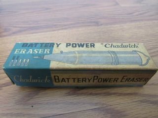 Chadwick,  Vintage Battery Power Eraser