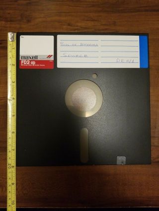 Vintage 8 inch Floppy Disk - - Varying Labels 3