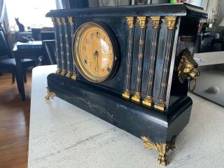 Antique Sessions Oolannde 8 Day Mantle Clock