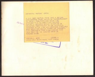 LOCKHEED NEPTUNE P2V AERORETRIEVER US NAVY VINTAGE 1961 PRESS PHOTO 2