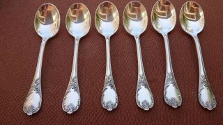 Christofle France Marly Silverplate Coffee Spoons