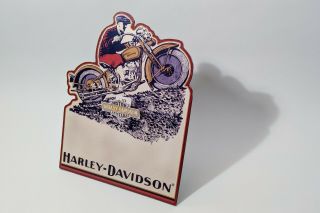 Harley - Davidson 1930 Dl Ul Advertising Clip Board Display Sign
