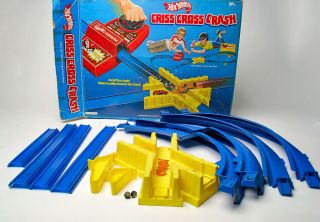 1978 Mattel Hot Wheels Vintage Criss Cross Crash Race Set Only