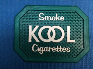 Vintage " Smoke Kool Cigarettes " Rubber Bar Drink Drip Tray Counter Mat