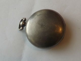 An Antique Silver Cased Fusee Hunter Pocket Watch