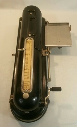 ☆ Antique The Protectograph Check Writer Gw Todd And Co Rochester Ny Patents