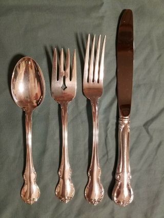 Towle Sterling Silver French Provincial 4 Piece Place Setting