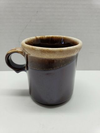 Vintage Mccoy Pottery Brown Drip Glaze 1412 Coffee Mug