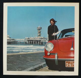Porsche 356 Roadster 1963 Factory Calendar Print 13x13 " Photo Poster