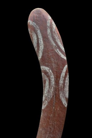 Large Old Aboriginal Central Desert Ceremonial Killer Boomernag N.  T.  73cm