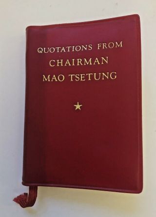 Vintage " Quotations From Chairman Mao Tsetung " 1972 Miniature Red Book English