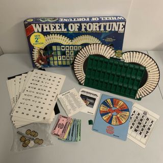 Wheel Of Fortune Board Game 5555 Pressman 1985 Vintage Complete