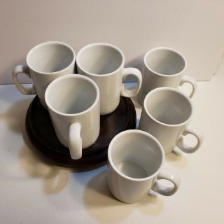 United Airlines First Class Dinnerware By Oneida Set Of 6 Mugs
