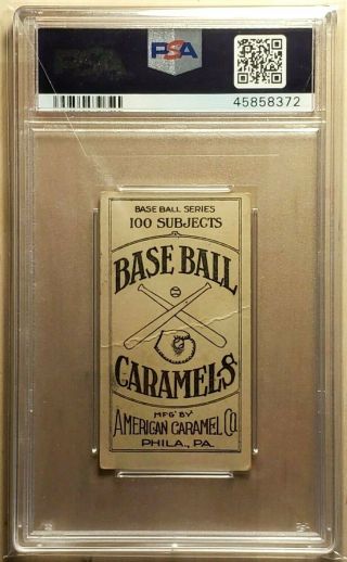 1909 E90 - 1 American Caramel Eddie Grant Philadelphia Phillies PSA 2 2