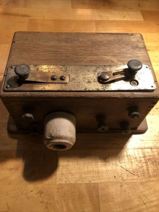 Atwater Kent Type K System Wood Coil Box For Antique Car Horseless Carriage