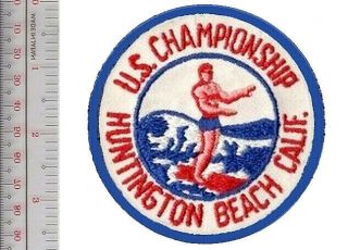 Vintage Surfing California Us Surfing Championship Huntington Beach,  Ca Patch