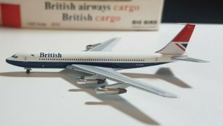 Big Bird 1:500 British Airways B707 - 300 G - ATZD 70s Red Tail Clrs wt British titl 2