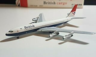 Big Bird 1:500 British Airways B707 - 300 G - ATZD 70s Red Tail Clrs wt British titl 3