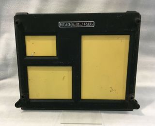 Vintage Premier Photography 4 In 1 Easel / 12 " X 10 " / Metal / Black & Yellow