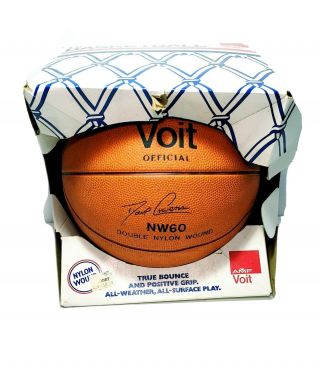 Amf Voit Nw60 Official Basketball Dave Cowens Vintage