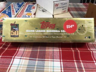 2001 Topps Baseball Gold Complete Set Series 1 & 2 790 Factory