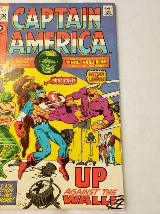 Vintage Marvel Comic Book - Captain America (130) - 3