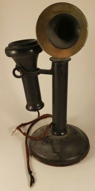 Antique American Bell Telephone Company 323 Candlestick Phone