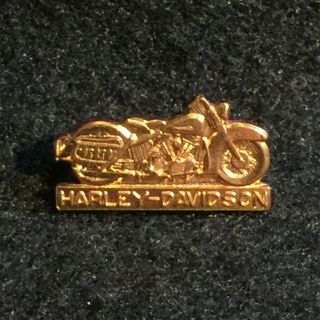 Vintage 1950s Harley Davidson Panhead Pin - And Rare