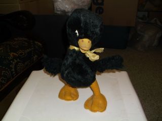 Vintage Gund Warner Bros.  Looney Tunes Daffy Duck Stuffed Plush Toy From 1960s