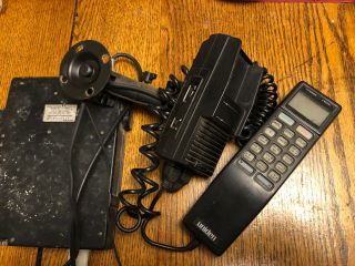 Vintage Uniden Cp 1900a Mobile Car Phone With Transceiver,  Cords