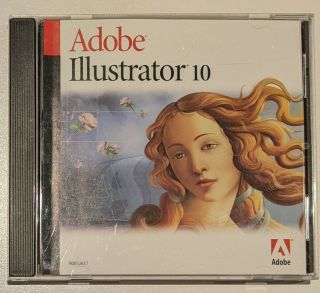 Adobe Illustrator 10 Apple Mac Macintosh Upgrade With Serial Number - Vintage