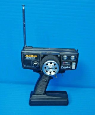 Vintage Futaba Magnum Jr.  Junior Fp - T2pka Rc Car Radio Control - Powers On