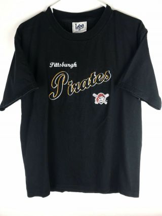 Vintage Pittsburgh Pirates T Shirt Lee Sport Mens Size Large