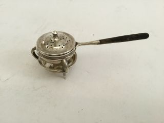 Antique Sterling Tea Infuser On Stand By Webster Co.  Attleboro Ma.
