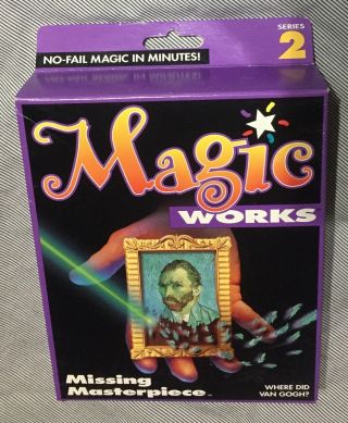 Vintage 1994 Milton Bradley Magic Missing Masterpiece Trick - -