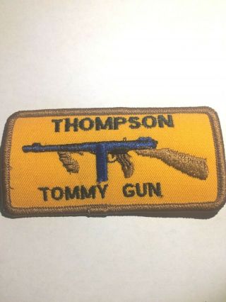 Thompson Tommy Gun Logo Patch