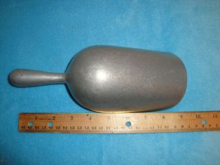 Vtg Cast Metal Aluminum Bulk Food Scoop 1 Grain Feed Ice Candy Country Store 2