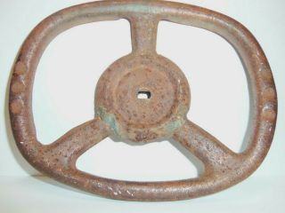 Vintage Pedal Car Steering Wheel Surface Rust Red Murray 1940s - 1950s ??