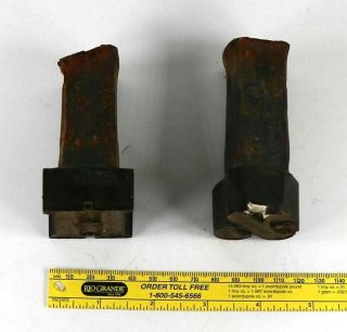 Antique Metal Die Punch Letter Alphabet Stamps Missing Q 1.  5 " Tall