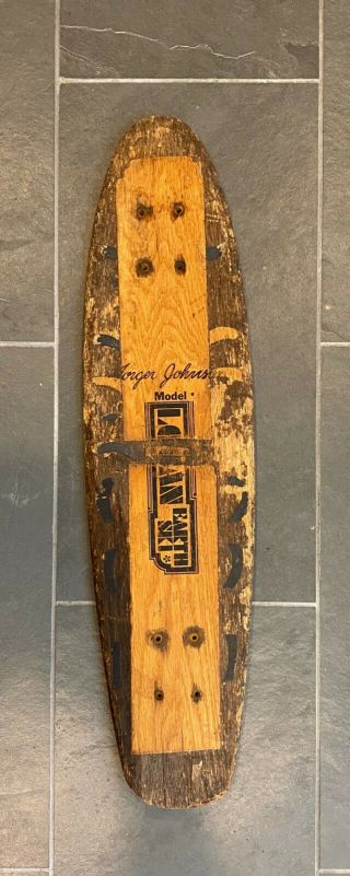 Vintage Logan Earth Ski Torger Johnson Model Skateboard Deck Only 31 " X 7.  5 "
