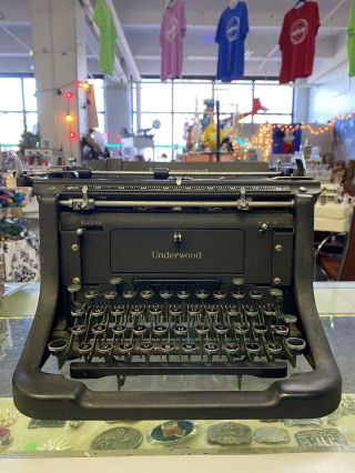 Antique Late 1930s Underwood 11 Typewriter,  Vintage M5198757 - 11