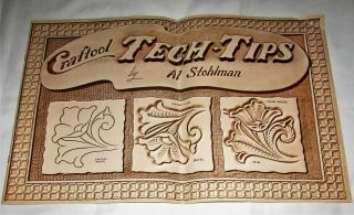 Vintage Tech - Tips Al Stohlman Leathercraft Tooling Pattern Book Western Horse